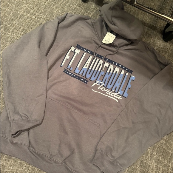 Gray Ft Lauderdale Hoodie - Picture 3 of 5